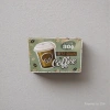 Coffee cups, retro tinplate paintings, tinplate signs, American-style logos, home decoration, cross-border bestsellers, metal posters, ironwork wall hangings details Picture